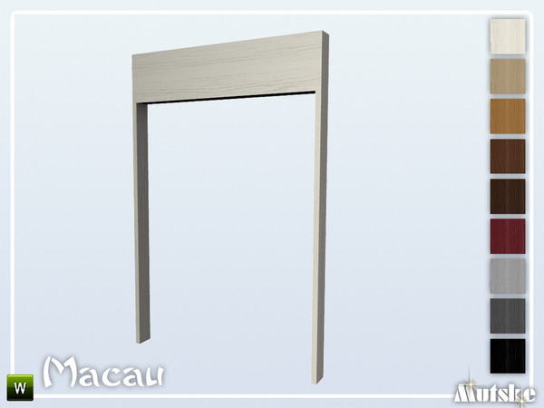 Sims 4 — Macau Arch 2x1 by Mutske — This arch is part of the Macau Contructionset. Made by Mutske@TSR.