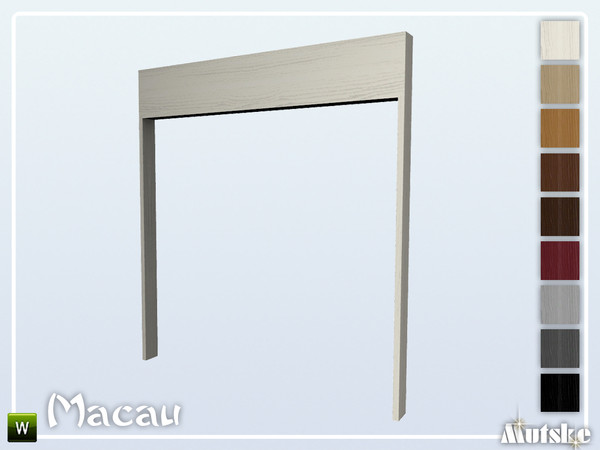 Sims 4 — Macau Arch 3x1 by Mutske — This arch is part of the Macau Contructionset. Made by Mutske@TSR.