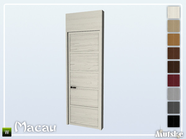 Sims 4 — Macau Door Privat 1x1 by Mutske — This door is part of the Macau Contructionset. Made by Mutske@TSR.