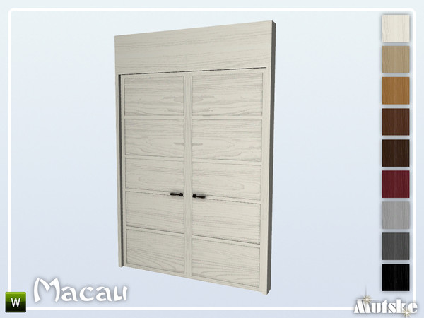 Sims 4 — Macau Door Privat 2x1 by Mutske — This door is part of the Macau Contructionset. Made by Mutske@TSR.