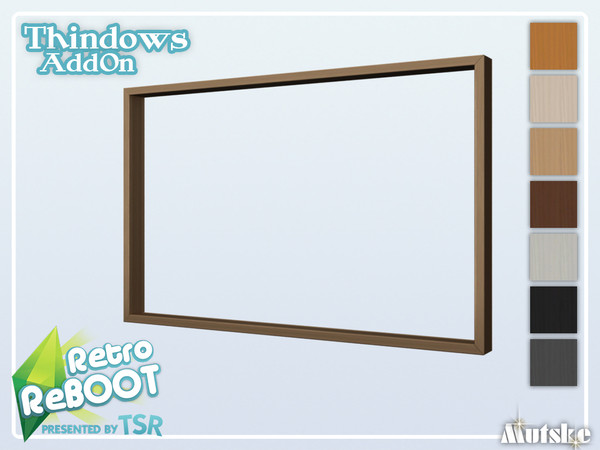 Sims 4 — RetroReBOOT Thindows AddOn Counter 3x1 by Mutske — This window is part of the RetroReBOOT Thindows AddOn