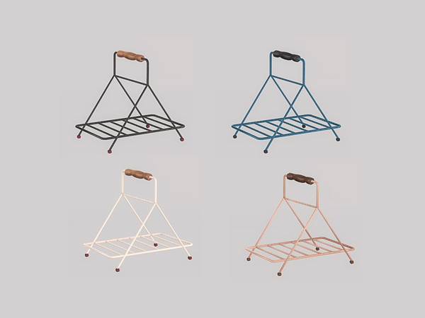 Sims 4 — Retro ReBOOT - Kitchen Enya Seasoning Rack by ung999 — Kitchen Enya Seasoning Rack Color Options : 4 Located at