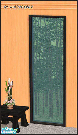 Sims 2 — Tokyo 1t window by Windkeeper — Linked to Tokyo main window for colors. Requires that file to work.