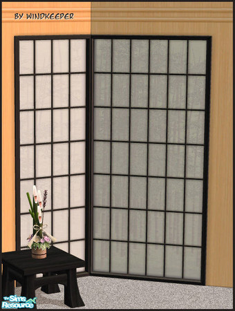 Sims 2 — Tokyo 1t screen window diag by Windkeeper — Diagonal version of Tokyo 1t screen window. Requires that file to
