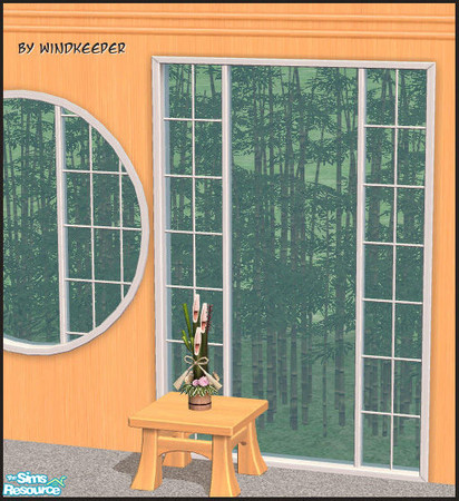 Sims 2 — Tokyo window - whte frame by Windkeeper — Frame recolor for Tokyo main window. Requires that file to work. Will
