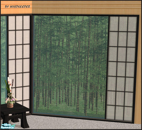 Sims 2 — Tokyo 2t side screen window diag by Windkeeper — Diagonal version of Tokyo 2t side screen window. Requires that