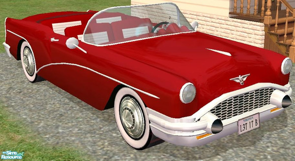 Sims 2 — Classic Radio - Body Red by Dr Pixel — Body color option for the Classic Radio decorative car