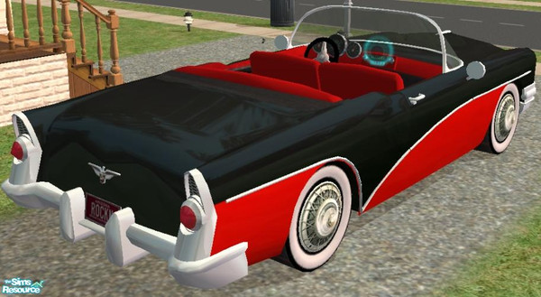 Sims 2 — Classic Radio - Black and Red Body by Dr Pixel — Body color option for the Classic Radio decorative car