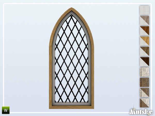 Sims 4 — Melrose Window Counter D 1x1 by Mutske — This window is part of the Melrose Contructionset. Made by Mutske@TSR. 