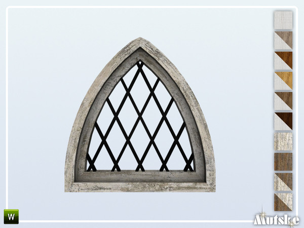 Sims 4 — Melrose Window Dormer D 1x1 by Mutske — This window is part of the Melrose Contructionset. Made by Mutske@TSR. 