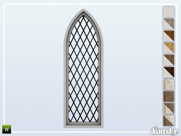 Sims 4 — Melrose Window Middle D 1x1 by Mutske — This window is part of the Melrose Contructionset. Made by Mutske@TSR. 