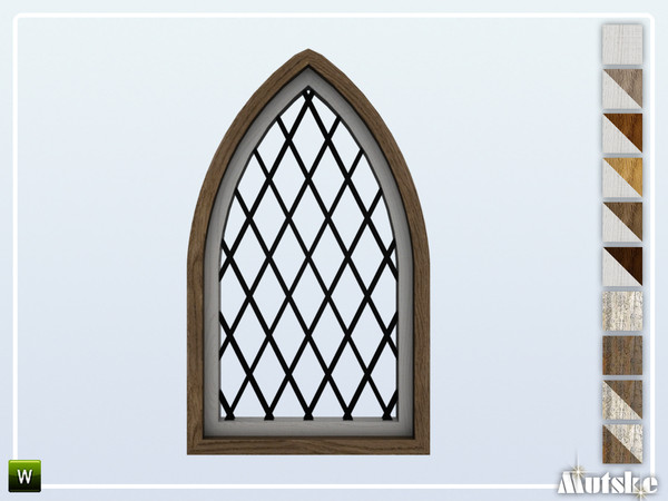 Sims 4 — Melrose Window Privat D 1x1 by Mutske — This window is part of the Melrose Contructionset. Made by Mutske@TSR. 