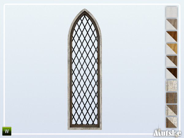 Sims 4 — Melrose Window Tall D 1x1 by Mutske — This window is part of the Melrose Contructionset. Made by Mutske@TSR. 