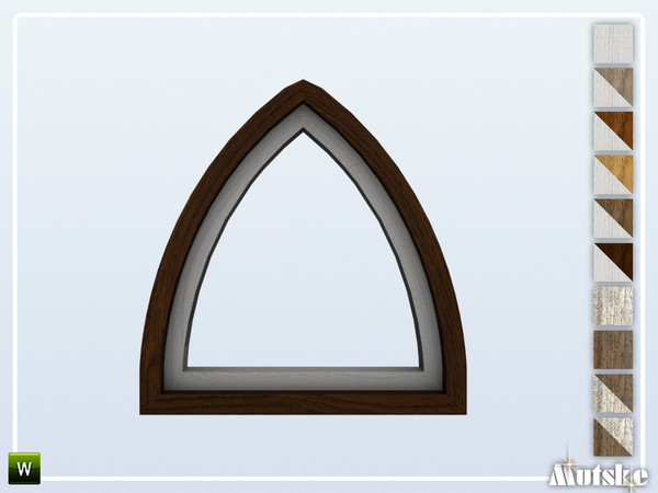 Sims 4 — Melrose Window Dormer C 1x1 by Mutske — This window is part of the Melrose Contructionset. Made by Mutske@TSR. 