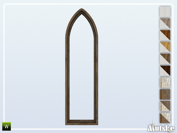 Sims 4 — Melrose Window Tall C 1x1 by Mutske — This window is part of the Melrose Contructionset. Made by Mutske@TSR.
