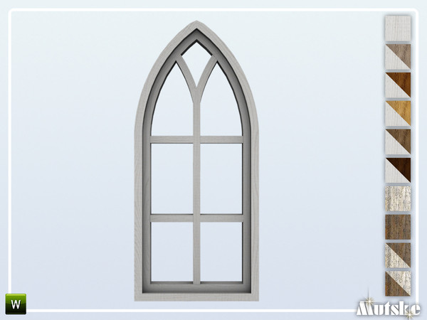 Sims 4 — Melrose Window Counter A 1x1 by Mutske — This window is part of the Melrose Contructionset. Made by Mutske@TSR. 