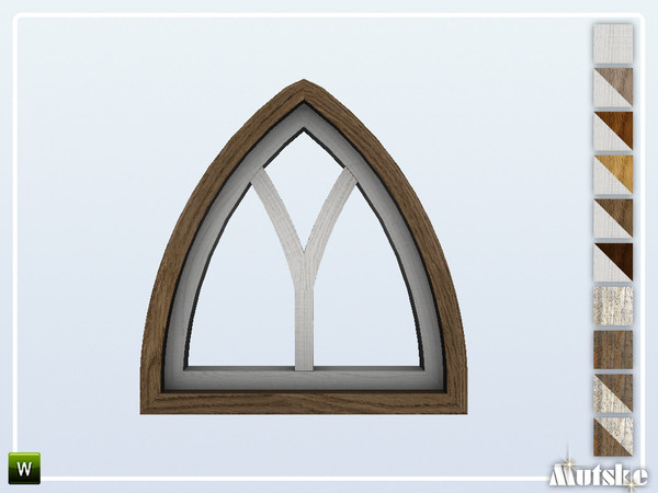 Sims 4 — Melrose Window Dormer A 1x1 by Mutske — This window is part of the Melrose Contructionset. Made by Mutske@TSR. 