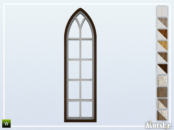 Sims 4 — Melrose Window Tall A 1x1 by Mutske — This window is part of the Melrose Contructionset. Made by Mutske@TSR. 