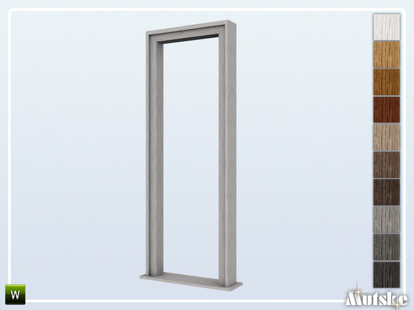 Sims 4 — Shingle Arch 1x1 by Mutske — Part of the construtionset Shingle. Made by Mutske@TSR. 