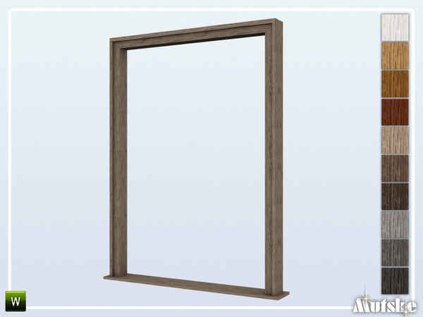 Sims 4 — Shingle Arch 2x1 by Mutske — Part of the construtionset Shingle. Made by Mutske@TSR. 