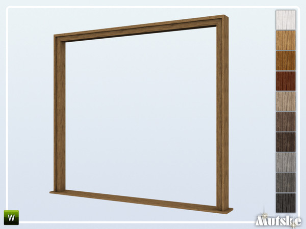 Sims 4 — Shingle Arch 3x1 by Mutske — Part of the construtionset Shingle. Made by Mutske@TSR. 