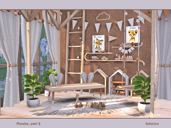 Sims 4 — Phoebe Part Two by soloriya — Miscellaneous furniture for your houses. Includes 10 objects: --three hanging