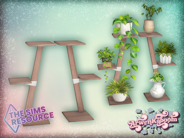 Sims 4 — Verdant - Plant Stand 9 by ArwenKaboom — A base game plant stand in 6 recolors. All items can be found by