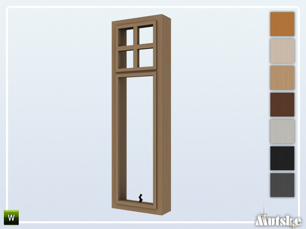 Sims 4 — Swindon Window Counter Small 1x1 by Mutske — This window is part of the Swindon Construstionset. Made by