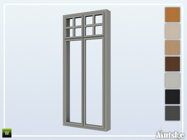 Sims 4 — Swindon Window Middle 1x1 by Mutske — This window is part of the Swindon Construstionset. Made by Mutske@TSR. 