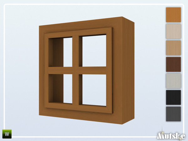 Sims 4 — Swindon Window Privat Small 1x1 by Mutske — This window is part of the Swindon Construstionset. Made by