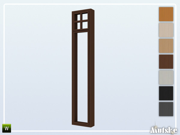 Sims 4 — Swindon Window Tall Small 1x1 by Mutske — This window is part of the Swindon Construstionset. Made by