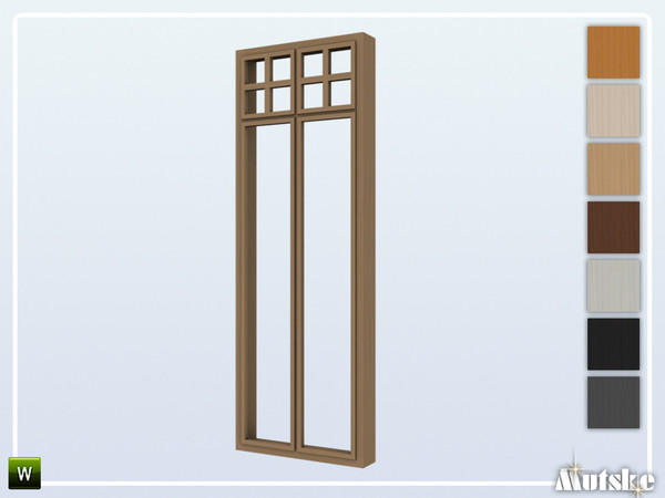 Sims 4 — Swindon Window Tall 1x1 by Mutske — This window is part of the Swindon Construstionset. Made by Mutske@TSR. 