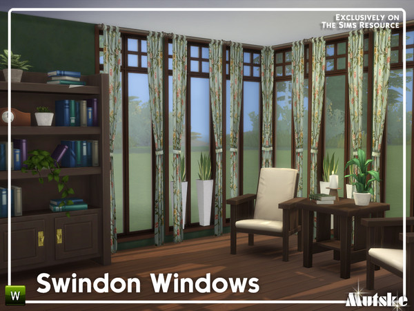 Sims 4 — Swindon Construction Windows Part 1 by Mutske — These type of windows based on colonial influences, but you can