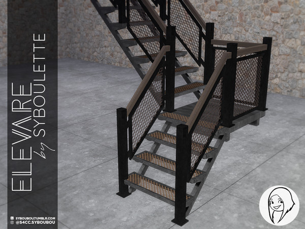 Sims 4 — Patreon Early Release - Elevare PART 1 by Syboubou — This set is in two parts and contains 4 new functional