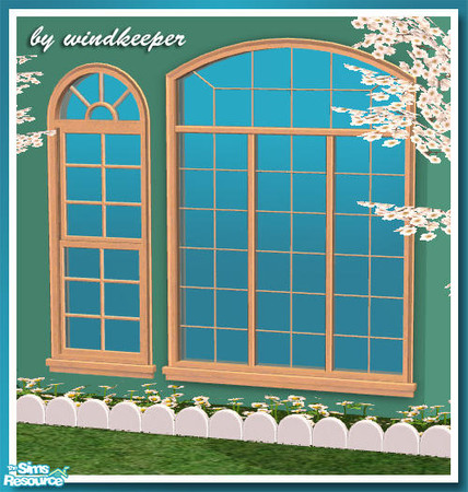 Sims 2 — Lafenetre Light Frame by Windkeeper — Recolor of Maxis tall Lafenetre window. Will also work for any custom