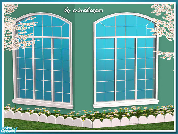 Sims 2 — LC 2-tile Window Diagonal by Windkeeper — Diagonal version of Lafenetre Classic 2-tile Window.
