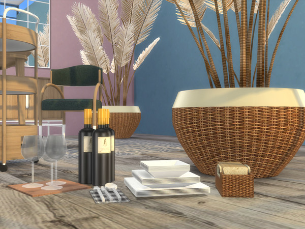 Sims 4 — Bismarck Dining Room Extra Materials by Onyxium — Onyxium@TSR Design Workshop Dining Room Collection | Belong To