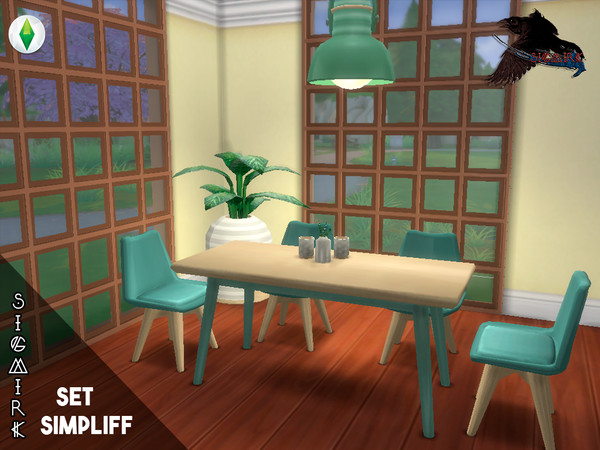 Sims 4 — Simpliff by Sigmirk — A simple set that you will surely want to have! (At least one of his things...). This set