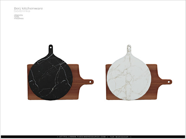 Sims 4 — Berj kitchenware - cutting boards v2 by Severinka_ — Cutting boards v2 From the set 'Berj kitchenware' Build /