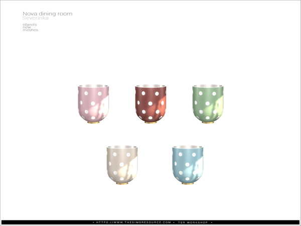 Sims 4 — Nova diningroom - mug by Severinka_ — Mug From the set 'Nova diningroom' Build / Buy category: Decor / Clutter 6