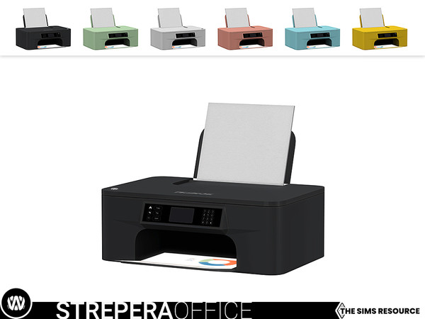 Sims 4 — Strepera Printer by wondymoon — - Strepera Office - Printer - Wondymoon|TSR - Creations'2021