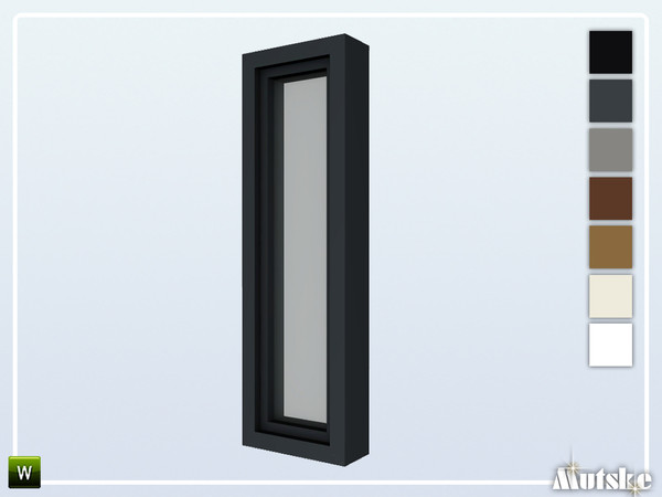 Sims 4 — Bardon Window Counter Small 1x1 by Mutske — Part of the Bardon Constructionset. Made by Mutske@TSR.
