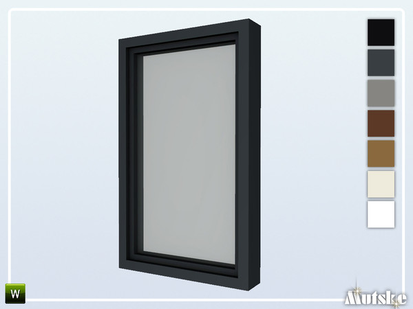 Sims 4 — Bardon Window Counter 1x1 by Mutske — Part of the Bardon Constructionset. Made by Mutske@TSR.