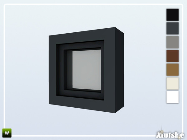 Sims 4 — Bardon Window Dormer Small 1x1 by Mutske — Part of the Bardon Constructionset. Made by Mutske@TSR.