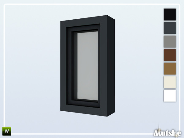 Sims 4 — Bardon Window Privat Small 1x1 by Mutske — Part of the Bardon Constructionset. Made by Mutske@TSR.