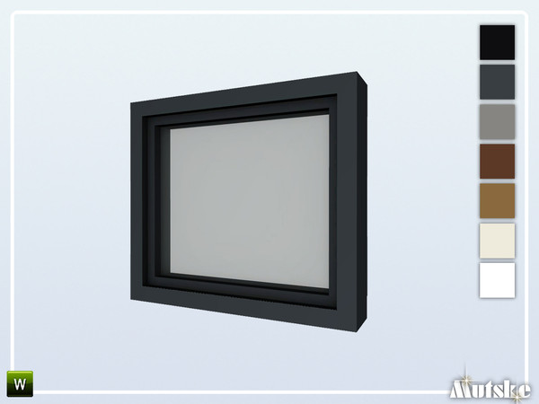 Sims 4 — Bardon Window Privat 1x1 by Mutske — Part of the Bardon Constructionset. Made by Mutske@TSR.