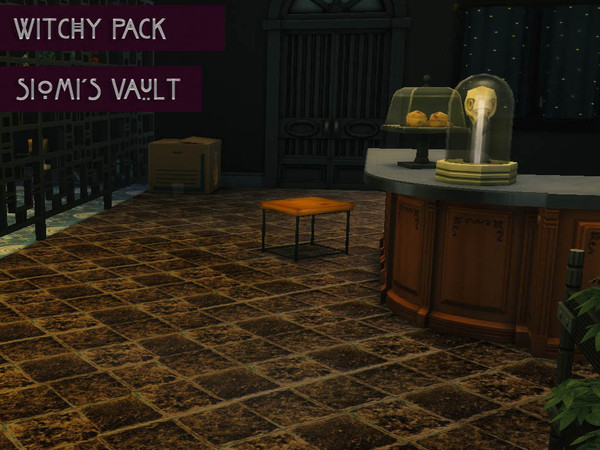 Sims 4 — Witchy Floor 1 by siomisvault — A rustic old floor for your spooky room! Thanks for the love and support Siomi's