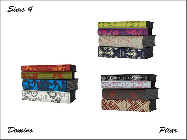 Sims 4 — Domino Books2 by Pilar — Domino Books2