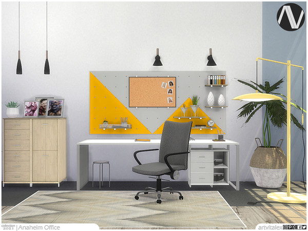 Sims 3 — Anaheim Office by ArtVitalex — Office And Study Room Collection | All rights reserved | Belong to 2021