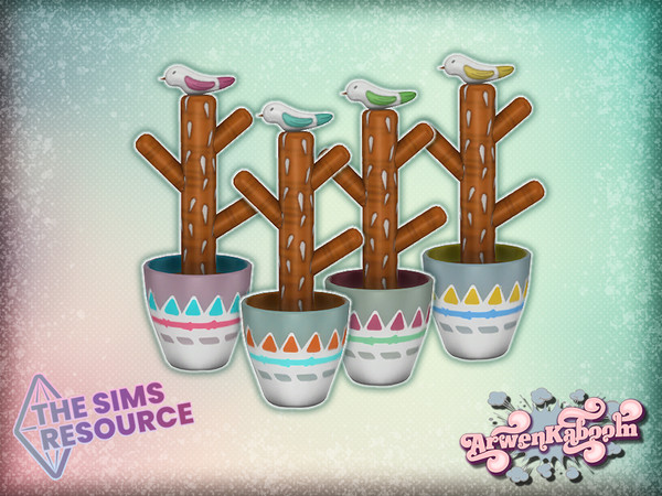 Sims 4 — Litzoos - Toy XI by ArwenKaboom — Base game decorative toy for kids in 4 recolors. You can find all objects from